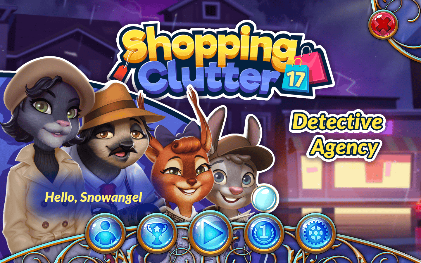 Shopping Clutter 17: Detective Agency - Freegamest By Snowangel