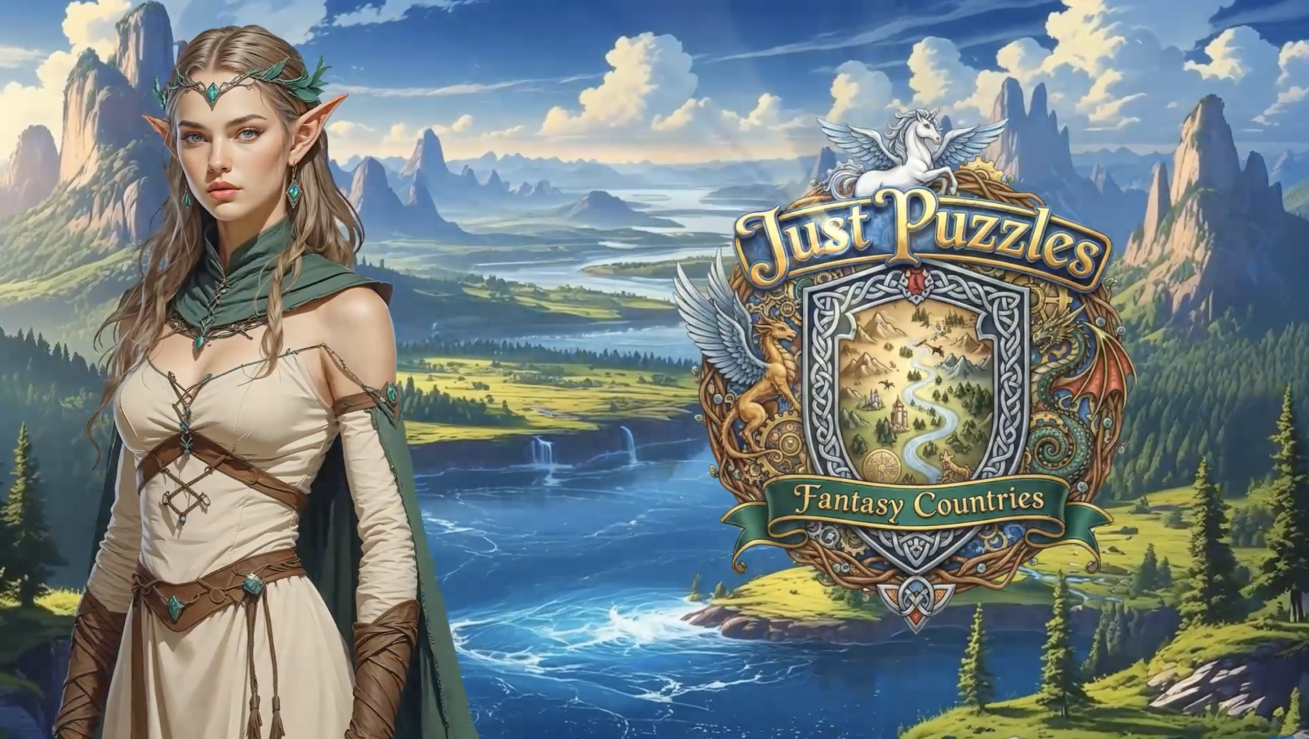 Just Puzzles: Fantasy Countries Just Puzzles: Fantasy Countries